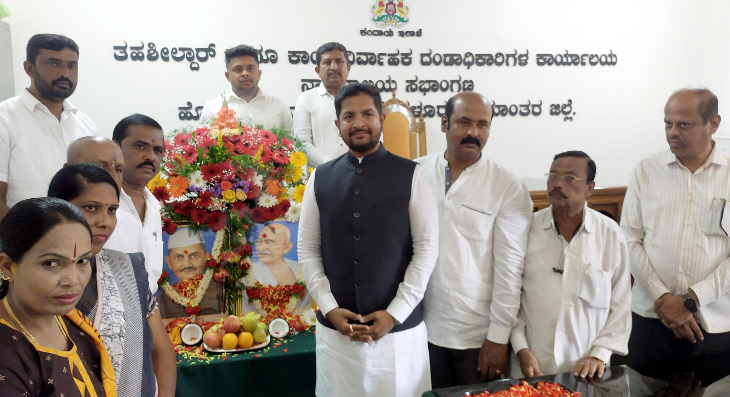 ಅಹಿಂಸಾ ಮಾರ್ಗ ಪಾಲನೆ ಯುವಜನಾಂಗಕ್ಕೆ ಮಾದರಿ : ಶರತ್ ಬಚ್ಚೇಗೌಡ 