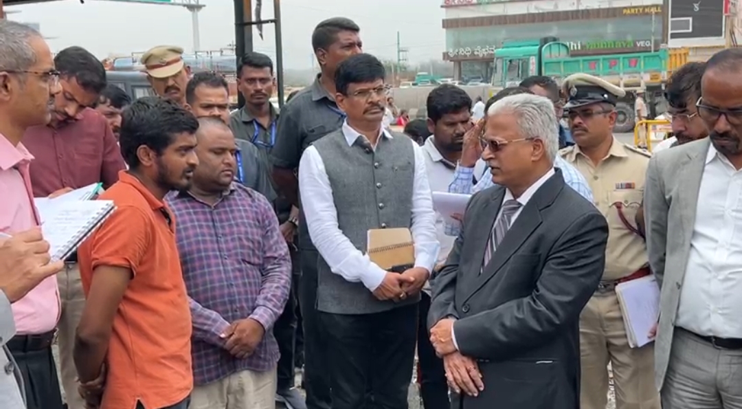 ಘಟನಾ ಸ್ಥಳಕ್ಕೆ ಲೋಕಾಯುಕ್ತರ ಭೇಟಿ