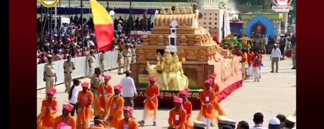 ದಸರಾ ಸ್ತಬ್ಧಚಿತ್ರದಲ್ಲಿ ಗಮನ ಸೆಳೆದ ಶಿವಗಂಗೆ ಮಾದರಿ