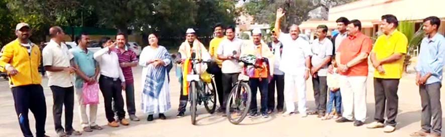 ಸೈಕಲ್ ಮೂಲಕ ಪಂಜಾಬ್‌ಗೆ ಪ್ರಯಾಣ ಸಾಹಸ ಕಾರ್ಯ - ಹೇಮಲತಾ