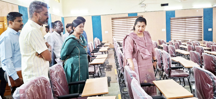 ಜಿಲ್ಲಾಧಿಕಾರಿಗಳಿಂದ ಪ್ರಬುದ್ಧ ಅಕಾಡೆಮಿ ಕೇಂದ್ರ ಪರಿಶೀಲನೆ